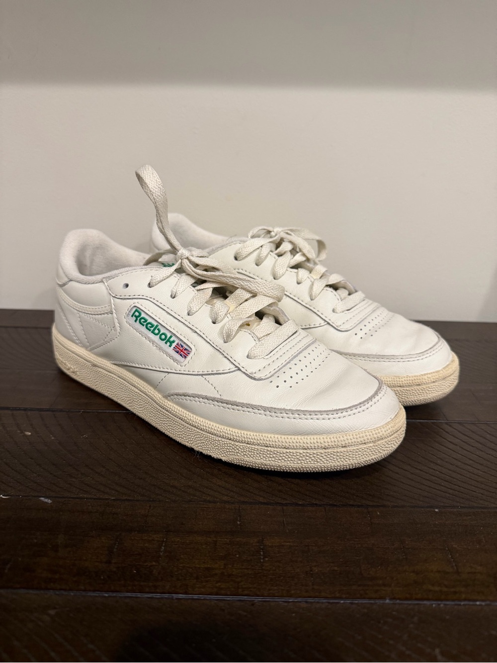 Reebok White Classic Low-Top Sneakers
